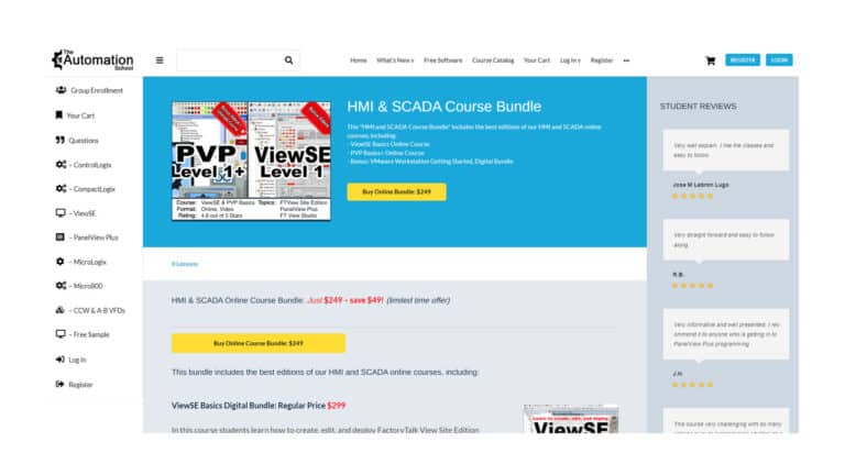 Featured Product: HMI SCADA Online Course Bundle