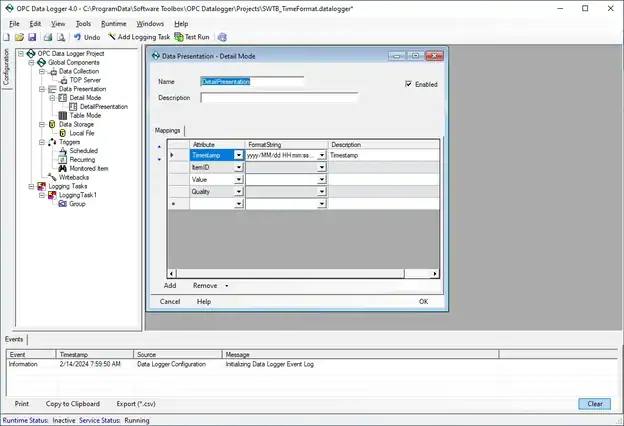 Recommended Reading: Logging OPC Data with Custom Time Formats
