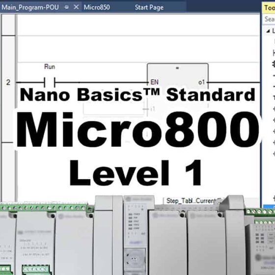 Nano Basics (Micro800 Level 1) Online Course