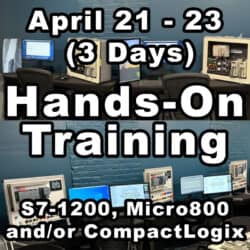 Hands-on Training, April 21st to 23rd (3 Days)