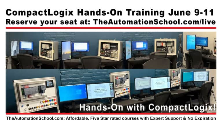 CompactLogix Hands-On Training June 9-11: Registration Now Open! (WNiS 260427)