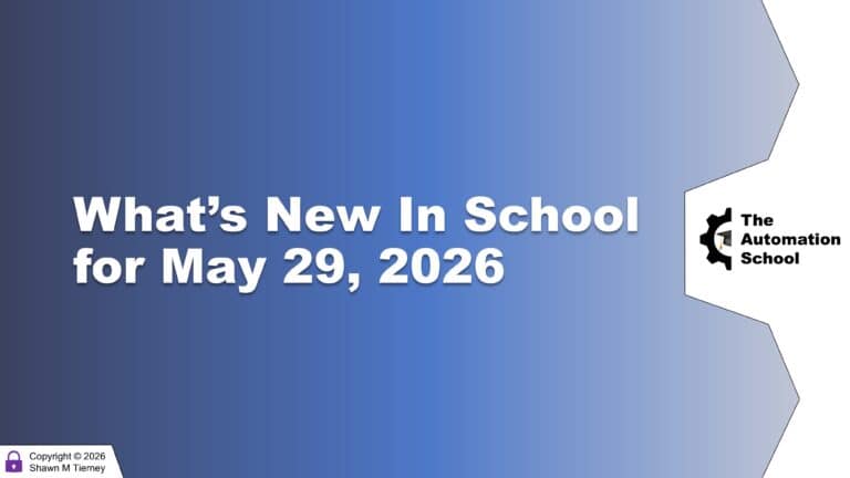What’s New In School for May 29, 2026: Digital Twin Updates, New Lessons, and more! (WNiS 260529)